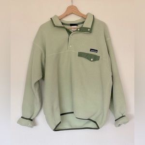 Patagonia Pale Green Synchilla Pullover